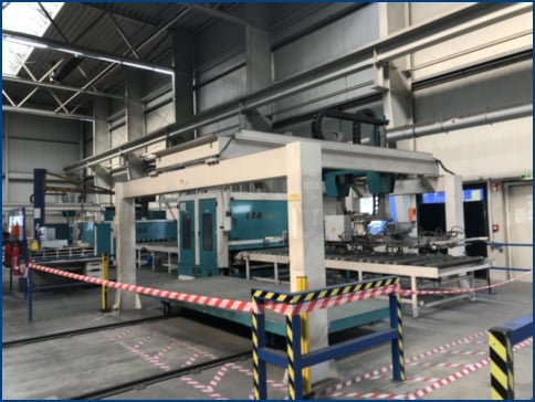 KBM, sheet to sheet grinding & brushing/sanitizing line, Siemens S7 PLC, 2009 - Image 3