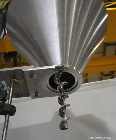 PerFil #PF-15S, servo auger filler, foot pedal operation, control panel with Mitsubishi FX PLC, Baldor AC - Image 9