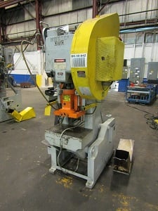 32 Ton, Minster #4, OBI flywheel press, 3" stroke, 9" Shut Height, 2.25" adjustable, air clutch - Image 3