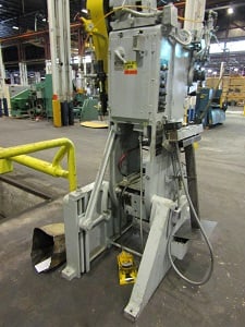32 Ton, Minster #4, OBI flywheel press, 3" stroke, 9" Shut Height, 2.25" adjustable, air clutch - Image 4