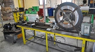4 Stand, Custom built mini right angle rollforming line, powered uncoiler, hydraulic shear - Image 2