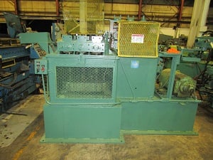 1" Torrington #1821, 12 roll straightener, L to R, 60000 psi, 30 HP, 1150 RPM, 500 VDC - Image 1