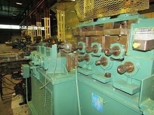 1" Torrington #1821, 12 roll straightener, L to R, 60000 psi, 30 HP, 1150 RPM, 500 VDC - Image 2