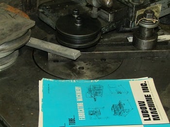 Lubow #ML200, pneumatic tube benderm air operated wire bender, attachment, tooling - Image 3
