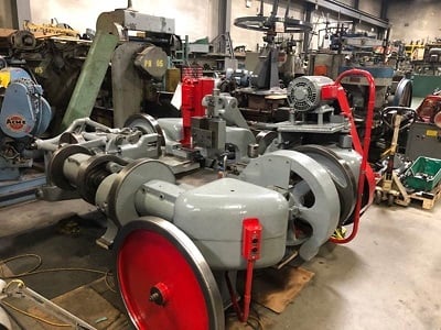 U.S. Baird #8, 4-slide machine, 1/2" wire diameter, 1-1/2" ribbon diameter, 24" wire feed length, solid cams - Image 1