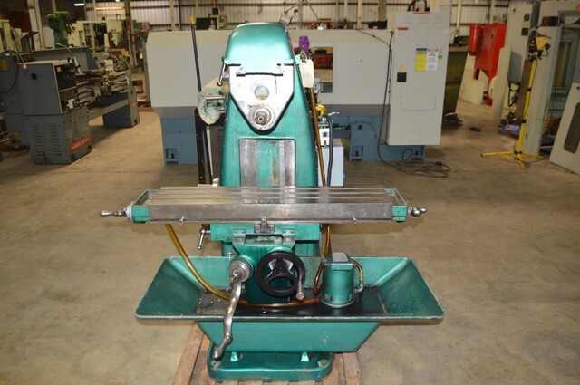 Powermatic Burke #333, horizontal mill, 40" x 8" table, 3 HP, 50-2400 RPM, 40 taper, overarm support - Image 1
