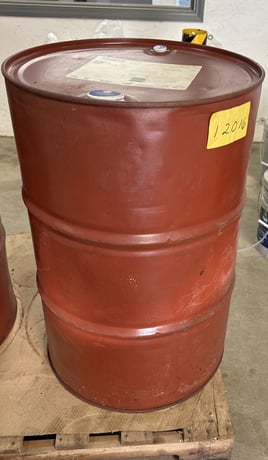 Mobil #RARUS-427, compressor lubricating oil, 55 gallon, Iso 100 - Image 1