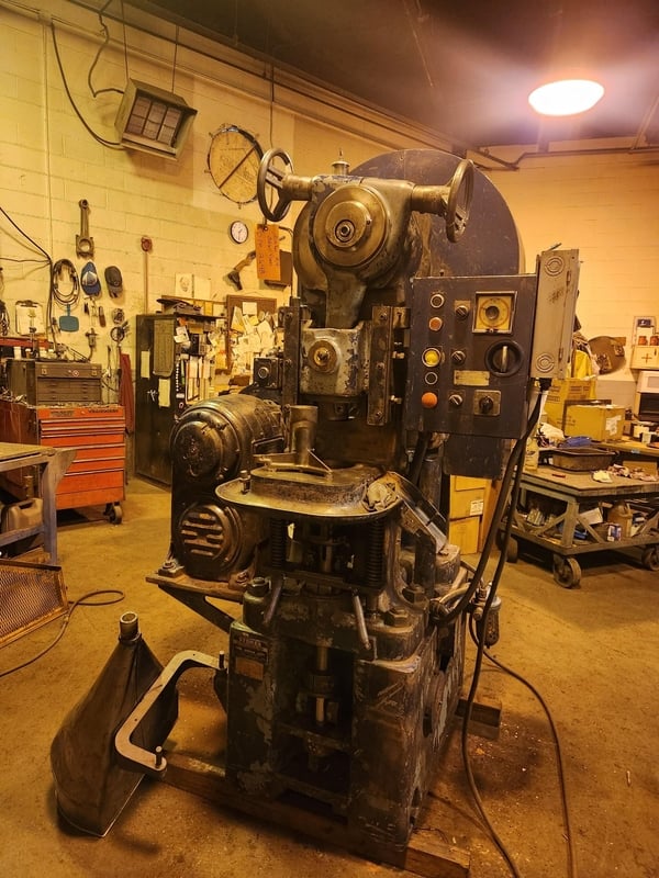 20 Ton, Stokes #R4-526-1, Tablet Compacting Press, single station, mechanical, dual motion, air clutch - Image 2