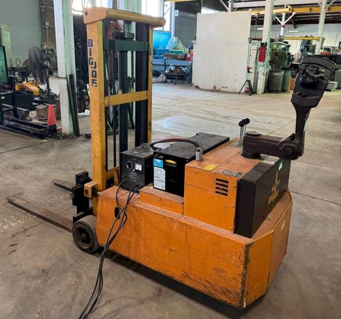 2500 lb. Big Joe #PDC-25-106, electric lift truck, walk behind, 106" lift height - Image 4
