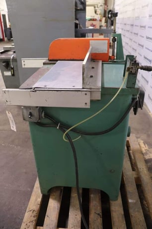 Technik Associates #HiPoint, pneumatic 18" upcut cutoff saw, 10 HP, overhead hold down clamp - Image 9