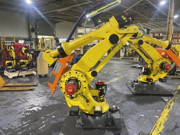 Fanuc, M-900iB/360, robot with R-30iB Plus controls, Leoni dress pack - Image 2