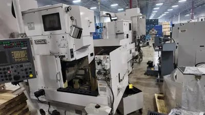 Karats #GSM-12N, CNC gear shaper, 4-Axis CNC controlled w/Fanuc 18 controls, 10" dia. x 2" stroke, 2006 - Image 3