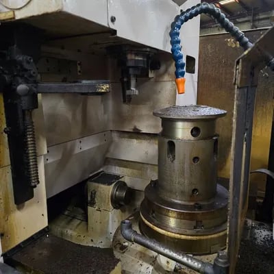 Karats #GSM-12N, CNC gear shaper, 4-Axis CNC controlled w/Fanuc 18 controls, 10" dia. x 2" stroke, 2006 - Image 8