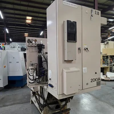 Karats #GSM-12N, CNC gear shaper, 4-Axis CNC controlled w/Fanuc 18 controls, 10" dia. x 2" stroke, 2006 - Image 9
