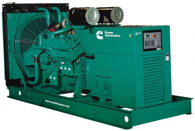 1000 KW Cummins #1000DQFAD, standby diesel generator, oen slid, 1800 RPM, 277/480 Volts, Tier 2, new, 2024 - Image 1