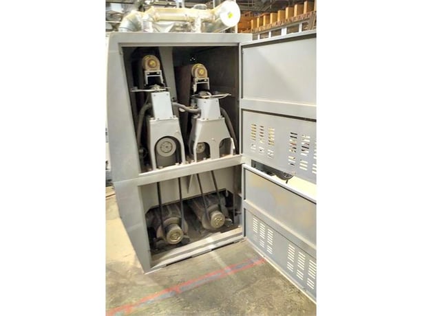 37" x 75" Holz-Her Boarke #BKM-37RK, abrasive belt sander, 9-45 FPM, 6-1/4" diameter, 20 HP motor, emergency - Image 3
