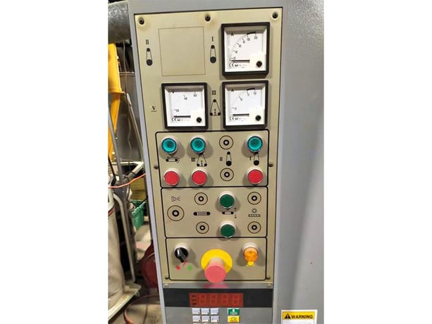 37" x 75" Holz-Her Boarke #BKM-37RK, abrasive belt sander, 9-45 FPM, 6-1/4" diameter, 20 HP motor, emergency - Image 8