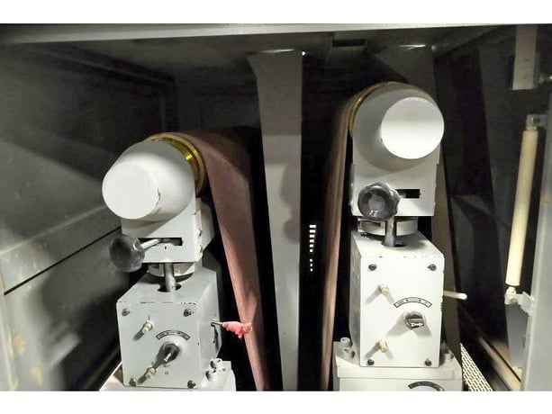 37" x 75" Holz-Her Boarke #BKM-37RK, abrasive belt sander, 9-45 FPM, 6-1/4" diameter, 20 HP motor, emergency - Image 10