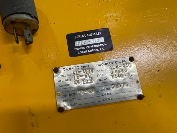 50000 lb. Drafto #41-1078, coil grab, 1991 - Image 6