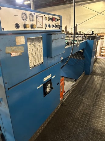 57" SHM #1400, single rotary sheeter, 55" unwind - Image 3