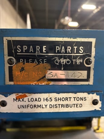 57" SHM #1400, single rotary sheeter, 55" unwind - Image 4