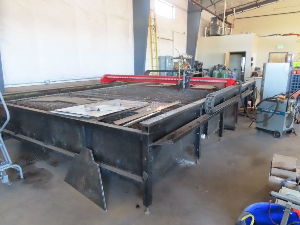 Lincoln Electric #TorchMate-X, plasma & oxy -fuel cutting system, 10' x20'tbl., 2010 - Image 1