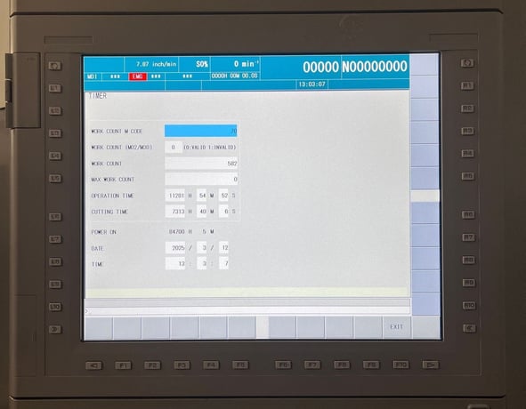 DMG, Mori-Seiki #NH4000-DCG, CNC horizontal machining center, 60 automatic tool changer, 22" X, 22" Y, 24.8" - Image 7