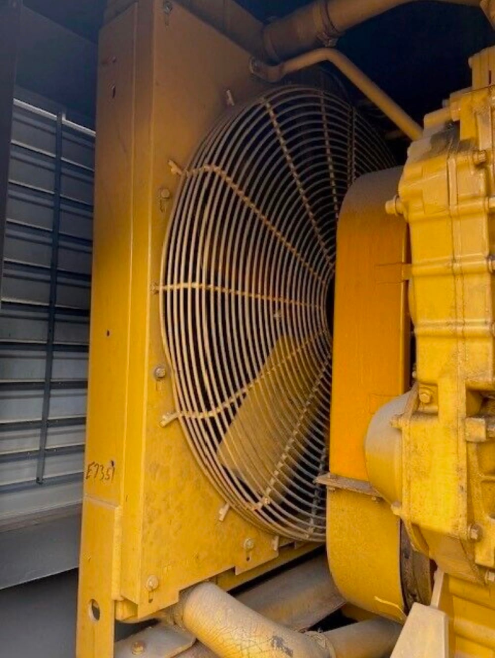 350 KW Caterpillar #3406, generator set, weatherproof enclosure, 277/480 Volts, 1996 - Image 4