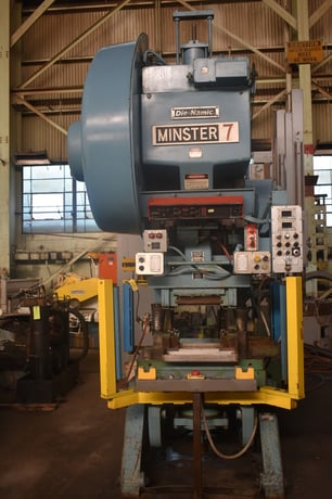 75 Ton, Minster Die-Namic #7, OBI press, air clutch & brake, 4" stroke, 21" Shut Height, #30598 - Image 2