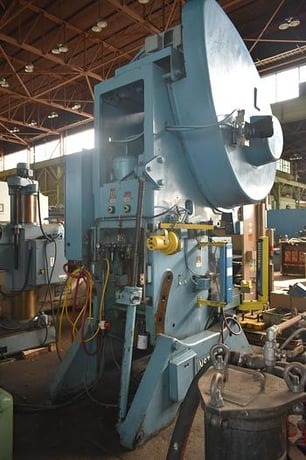 75 Ton, Minster Die-Namic #7, OBI press, air clutch & brake, 4" stroke, 21" Shut Height, #30598 - Image 7