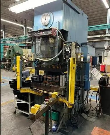 88 Ton, Aida #NC1-80(1), single crank gap frame press, 3.93" stroke, 10 HP, #30602 - Image 5