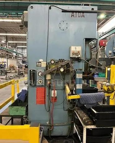 88 Ton, Aida #NC1-80(1), single crank gap frame press, 3.93" stroke, 10 HP, #30602 - Image 6