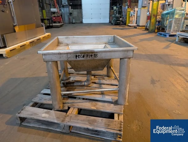 Stainless steel hopper - Image 1