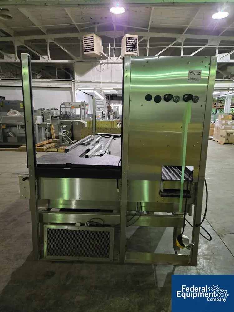 46" wide x 11.2' long, Bi-Flow conveyor w/ changeable rails, 4-section - Image 2