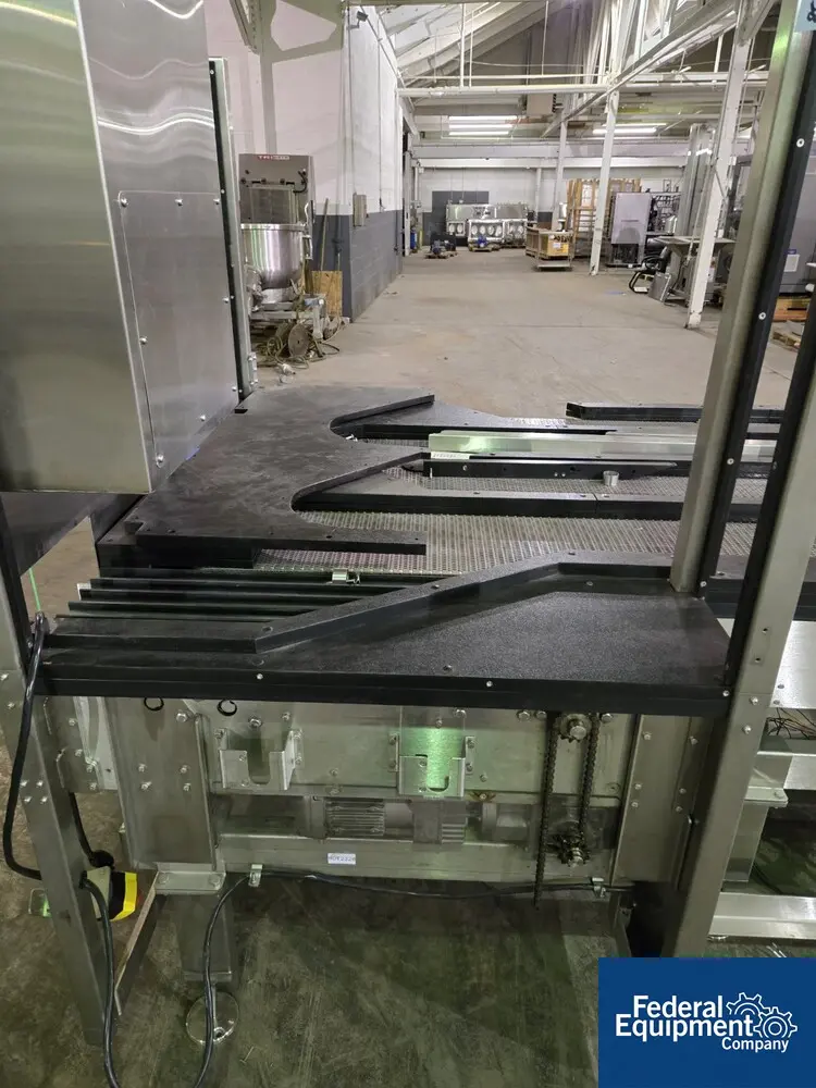 46" wide x 11.2' long, Bi-Flow conveyor w/ changeable rails, 4-section - Image 6
