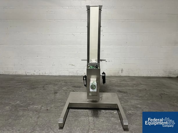 Metolift #TULM-02-DM-I, portable hydraulic drum dumper, parts only, Stainless Steel, - Image 1