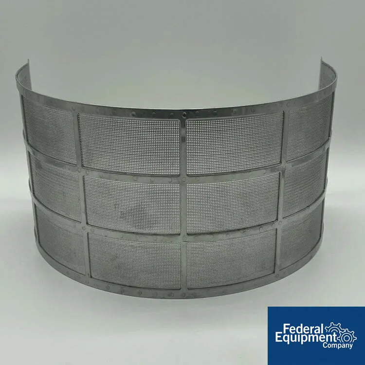 0.027" 25-mesh Fitzpatrick #D6, round hole screen - Image 2
