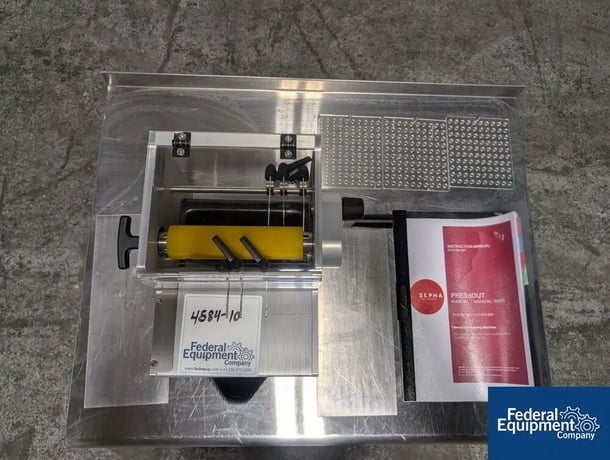Sepha #PRESSOUT, manual deblistering machine, (3) sized plates, 2017 - Image 1
