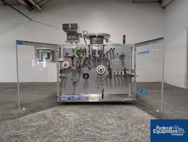 Romaco #SIEBLER-HM-1/230, strip packing machine, 10 lanes, 350 cycles/min, servos, 480V., 2008 - Image 6