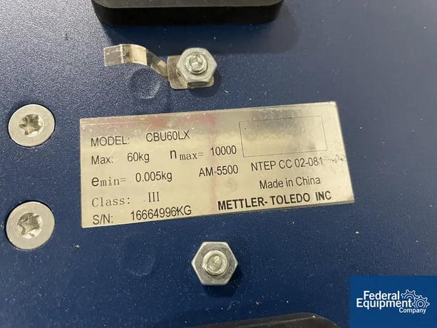 Mettler #CBU60LX, scales, 60 kg, w/ controls & readout & printer #VLX - Image 7