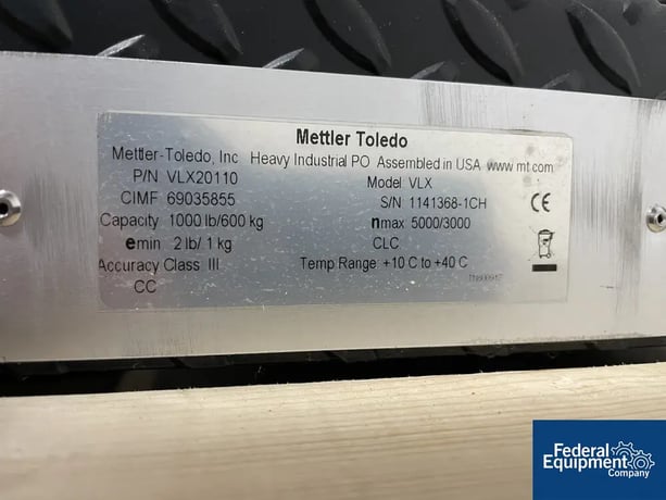 Mettler #CBU60LX, scales, 60 kg, w/ controls & readout & printer #VLX - Image 8