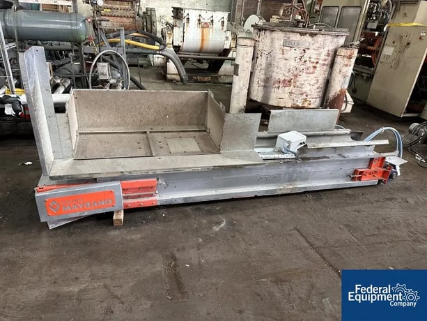 Vecoplan #RG-52/150-SPK-FF, single shaft shredder, 51" width x 15" diameter, 460V., horizontal hydraulic ram - Image 3