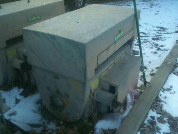 600 HP 1200 RPM Siemens, Frame 5011, weather protected enclosure type 2, BB, 1.15, 460 Volts, used - Image 2