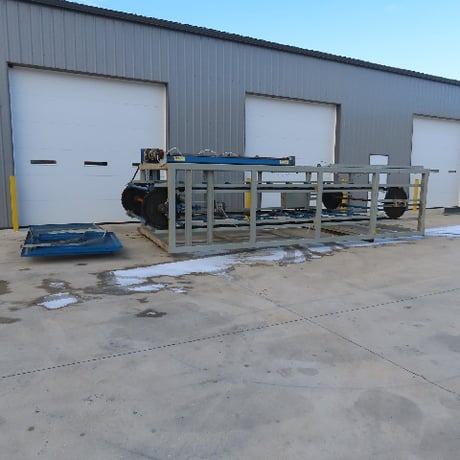 Thermofoil, 21 position textile vertical carousel with air knife 3"-4" core, 3 HP, 230/80 V. - Image 1