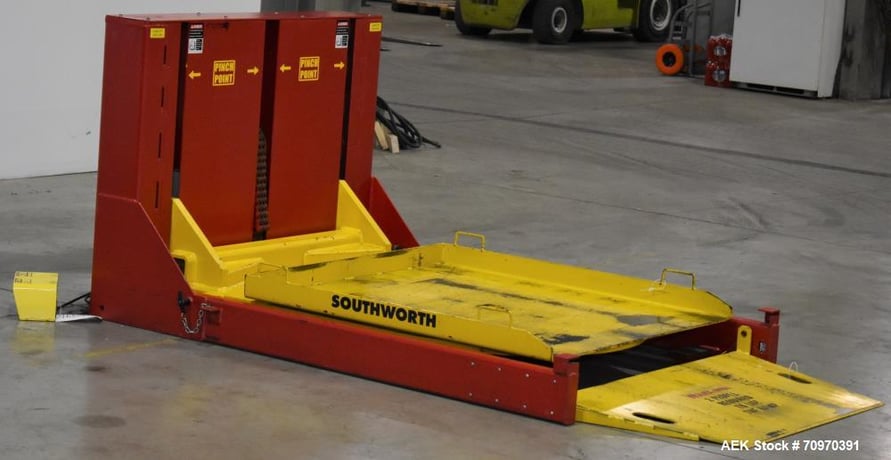 Southworth Products #ROLL-C, palletpal roll-on leveler with turntable, 44" x 48" platform, 2500 lbs, 2" low - Image 2