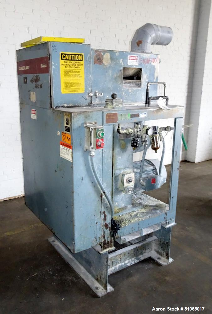 8" x 6-5/8" Cumberland #QUIETIZER-6, pelletizer, 8 installed 16 total blades, 3" rubber roll, 1745 RPM - Image 2