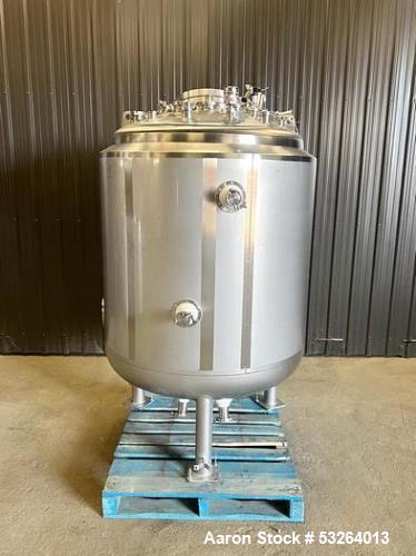 264 gallon Jacketed reactor tank w/ vacuum, Stainless Steel, vertical, 42 psi @ 300&deg;F, 100 psi @300&deg;F jacket - Image 4