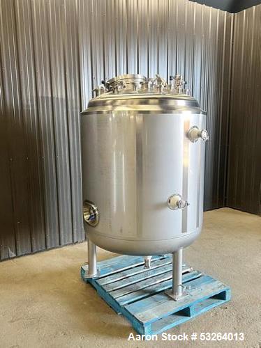 264 gallon Jacketed reactor tank w/ vacuum, Stainless Steel, vertical, 42 psi @ 300&deg;F, 100 psi @300&deg;F jacket - Image 5