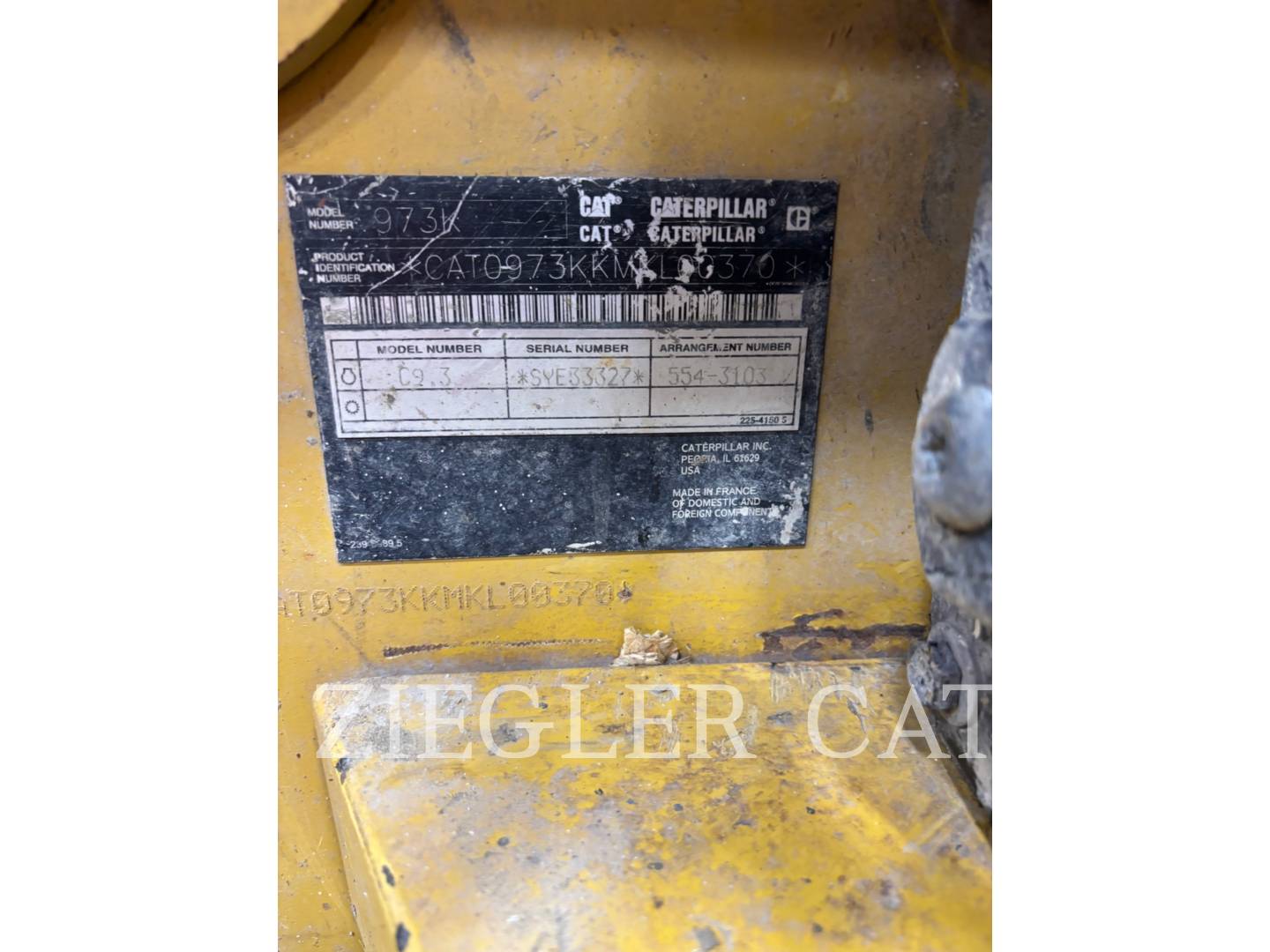 Caterpillar 973K, Track Loader, 4452 hours, S/N: MKL00370, 2019 - Image 6