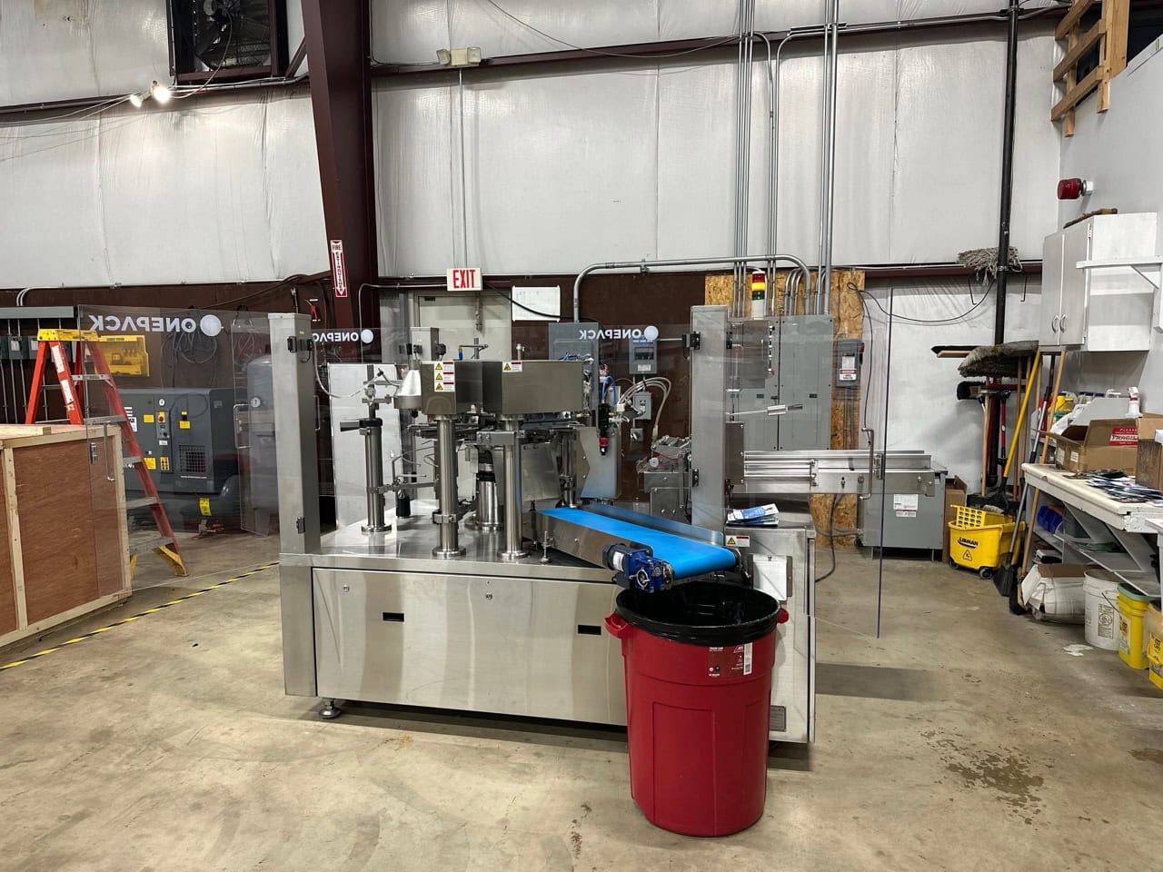 Onepack WP-8S-250z, Rotary Pouch Packaging Machine, 30-40 bags/min, preformed standup pouch, constant heat - Image 1